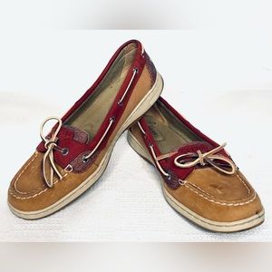 Preloved Women's Brick and wheat Boat Shoe size 10M